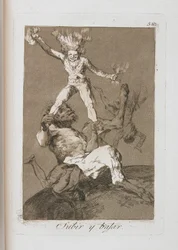 Plate from Los Caprichos, 1797-1798